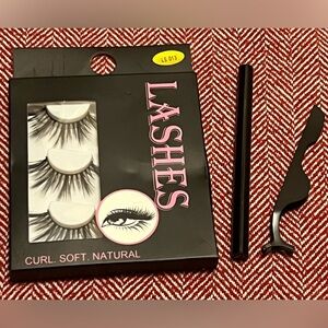 Eyelashes, $8 each pack